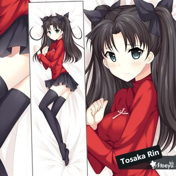 Japonų Anime Fate Stay Night Tosaka, Nin, Seksualus, Kūno Hugging Pagalvės užvalkalą Padengti Ilgai Suaugusiųjų Otaku Užvalkalas 35*55/160*50cm