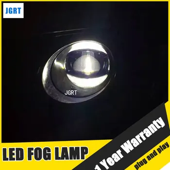 JGRTCarStyling LED Rūko Lamp-2017forMitsubishi outlanderex LED DRL Šviesos važiavimui Dieną Didelis artimąsias Automobilių Priedai
