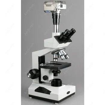 LED Trinokulinis Junginys, Mikroskopu--AmScope Prekių 40X-1600X LED Trinokulinis Junginys Mikroskopą