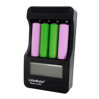 Liitokala lii - 400 LED ekranas, įkroviklis 1,2 V / 3 V / 3,7 V / 4.25 V 18650/26650/18350/16340/18500/AA/AAA-is-500 rechargea