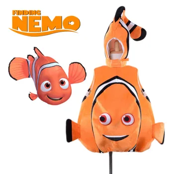 Lopšelio Nemo Kostiumas žuviukas Nemo Žuvų Kostiumas Enfant Mascotte Mielas Kūdikis Klounas Jūros Gyvūnų Talismanas Išgalvotas Suknelė Vaikas, S/M/L