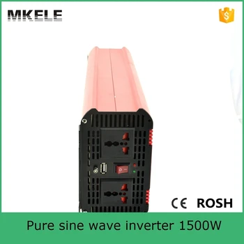 MKP1500-121R išjungti tinklo pure sine wave 1500 w keitiklis,12v į 120v maitinimo, keitiklio,12vdc inverter,power inverter tiekėjų