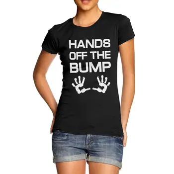Moterų Rankas Išjungti Juokinga Citata T-Shirt Mados Moterų Laišką Tricolor Medvilnės Atsitiktinis Marškinėliai MOTERIŠKI Marškinėliai Didmeninės