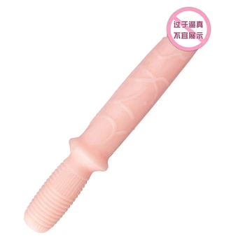 Nauja Seksuali Vibratorių Stick Minkštas Varpos su Rankena Magic Wand Moterų Pradedančiųjų Naudoti, Erotinis Sekso Žaislai Suaugusiųjų Sekso Produktai Moterims