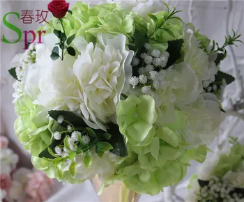 NAUJAS!!Nemokamas pristatymas!vestuvių puošmena,vestuvių stalo dekoracija gėlės, Kelių švino gėlių kamuolius,(tik gėlės)10vnt/daug