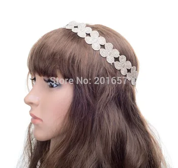 NAUJŲ Didmeninių ping Gėlių lapai saulės dizainas lankelis elastinga hairband plaukų aksesuarai, įvairūs 12pc/daug