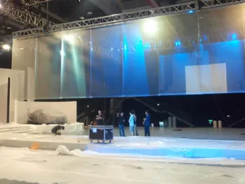 Nemokamas Pristatymas! ( 1.524 m* 3 m ) baltos /pieno balta spalva atbulinės projekcijos kinas/ 4.5 kvadratinį metrą projektoriaus ekrane folijos plėvelė