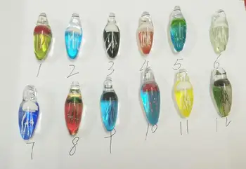 NEMOKAMAS PRISTATYMAS 12PCS amatų Stiklo rankdarbių sumaišykite medūzos pučia pateikti kūrybinės dovanos