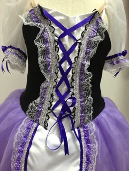 Nemokamas Pristatymas Violetinės Spalvos Ilgas Giselle Suknelė Baleto efektyvumą Ir Konkurenciją Romantiškas Tutu Šokių Etape Dėvėti AT1073
