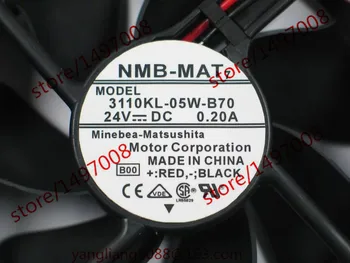 NMB-MAT 3110KL-05W-B70, B00 DC 24V 0.20 A, 80x80x25mm Serverio Aikštėje ventiliatorius