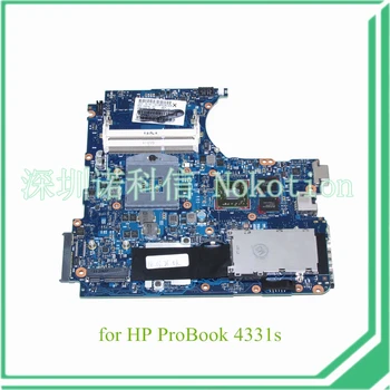 NOKOTION 658334-001 hp probook 4331S 4431S nešiojamas plokštė HM65 chipset HD6490M 512M DSC grafika DDR3