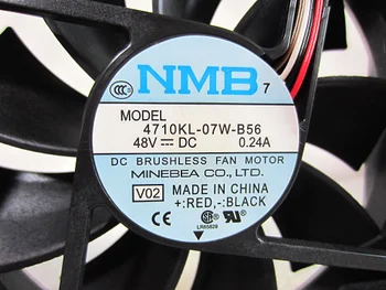Originalą NMB 4710KL-07W-B56 V02 48V 0.24 A 12CM 12025 Signalas 4-laidų Keitiklis aušinimo ventiliatorius