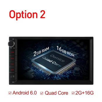 Ownice C500 1024*600 Android 6.0 Octa 8 core Radijas 2 din universalus automobilio radijo Grotuvas GPS nr. dvd palaikymas 4G LTE Tinklo DAB+ PSSS