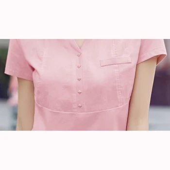 Poleras De Mujer Rausvos spalvos Marškinėliai Moterims 2018 m. Vasaros Viršūnes trumpomis Rankovėmis T-Shirt korėjos Plius Dydis Moterų Drabužiai 3xl Tee Marškinėliai Femme