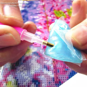 Produktų, amatų diamond siuvinėjimo gėlės spalvinga iris Tapybos cirkonio mozaikos rinkinys Nuotraukų kristalai modelis hobis