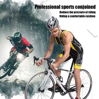 Profesinės Ironman Triatlonas Lycra Kostiumai Suspaudimo vientisas Jersey mtb dviratis tinka dviračių drabužiai Dviračių Megztiniai