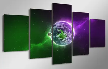 Promotion HD Printed Universe Space pictures Painting Canvas Print room decor print poster picture canvas