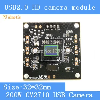 PU'Aimetis Stebėjimo kamera HD 200W pikselių 1 / 2.7 OV2710 PCB lenta planšetinio nešiojamojo kompiuterio, naudojant USB kameros modulis