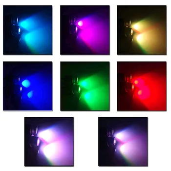 RGB nuotolinio valdymo pulto LED marker Kampas Akis, įvairių spalvų halo žiedas lemputė 12V Canbus BMW E39 E53 E60 E61 E63 E64 E65 E66 X5