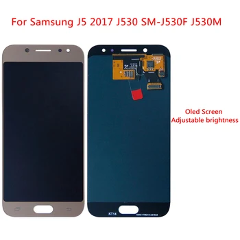 SAMSUNG GALAXY J5 2017 LCD J530 J530F SM-J530F LCD Ekranas Jutiklinis Ekranas skaitmeninis keitiklis Asamblėjos Pakeitimo 