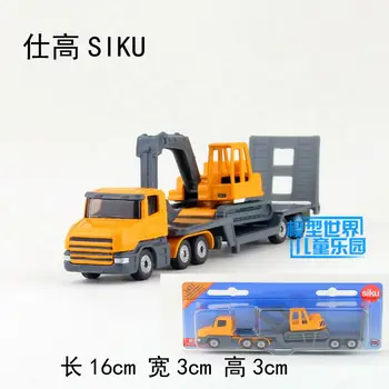 SIKU 1611/DieCast Metal Modelis/Platforma Sunkvežimis Ir Ekskavatorių/Inžinerijos Žaislas Automobilis/Švietimo vaikų dovana ar surinkimo/Small