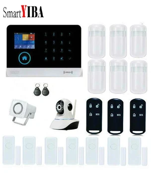 SmartYIBA WiFi, GSM, GPRS RDA Belaidžio Namų Verslo Saugumo nuo Įsilaužimo Signalizacijos Sistemos Vaizdo IP Kamera, 