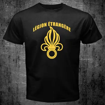 Specialių prancūzijos marškinėliai vyrams Užsienio Legiono armija Kovoti su spausdinta top marškinėliai, JAV, plius dydis S-3XL