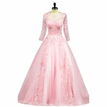 STABDŽIŲ Prabanga 2018 Quinceanera Suknelės Nėriniai Princesė vestido 15 anos Duobute Cirkonio Vestidos De Quinceaneras Saldus 16 Suknelės