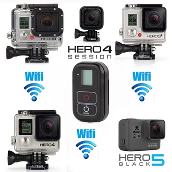 Suptig Už GoPro Nuotolinio Smart WIFI Control+Kamera Virvelę Kaklo Dirželis GoPro Hero 6 5 4 3+Sesijos Herojus+Juodas Priedai