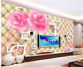 Tapetų sienos 3d Užsakymą tapetai hd gėlių tapetai, foto 3d sėdi kambarį, miegamąjį, TV sienų tapetai Beibehang