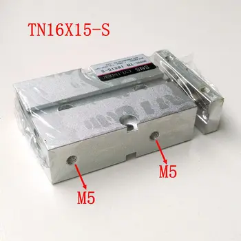 TN16X15-S Dvigubo veikimo Twin Lazdele Oro Cilindras Su Magnetinių Pagimdė 16mm Insulto 15mm TDA16*15-S