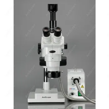 Trinokulinis Bumas Stovėti Stereo, Zoom Mikroskopas-AmScope Prekių 2X-225X Trinokulinis Bumas Stovėti Stereo, Zoom Mikroskopas + 5MP Kamera