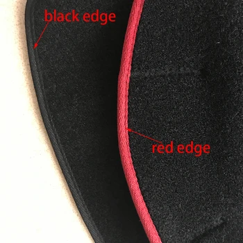 Už Suzuki S. kryžiaus dešinėje pusėje prietaisų skydelio kilimėlis Apsauginis padas juodas Raudonas automobilis-stiliaus Interjero Pertvarkymo lipdukas Kilimėlis produktus