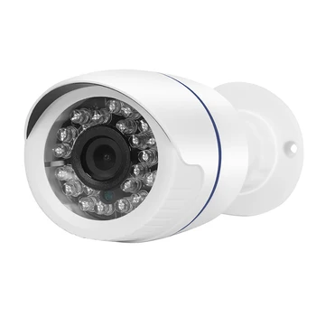 VAIZDO IP kamerų 1080P Full HD Lauko H. 264 2MP, ONVIF 2.0 Megapikselių Kulka Saugumo Kameros IP 1080P Objektyvo IR Supjaustyti