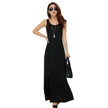 Vasaros suknelė moterims 2017 mados atsitiktinis maxi suknelė plius dydžio juodos suknelės boho saulė suknelė šalies ponios elegantiškas LU80