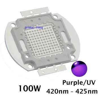 100W Integruota UV Didelės Galios Šviesos Chip Epileds 42Mil 365nm-370NM,380nm-385nm,395-405nm,420nm-425nm 
