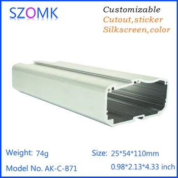 10vnt/daug SZOMK sidabro aliuminio atveju, elektronika ir elektronikos komponentų pagaminti Kinijoje 25*54*110mm