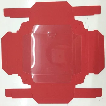 10vnt Raudona/Balta/Juoda/Kraft Popieriaus Dėžutė su permatoma PVC Dangtis Rankų darbo Muilo Pakavimo Dėžės įvairių dydžių Dovanų pakavimo dėžutė