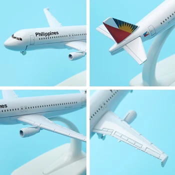 16cm Philippine Airlines A320 Lėktuvas Modelis Lydinio Modelis Aviacijos Filipinų Modelio Orlaivių Lėktuvas 
