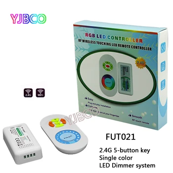 2.4 G wifi FUT021 Viena spalva Milight DC12V/24V 10A RF 2.4 G Hz dimeris LED ryškumas tamsos Controllerandor led juostos