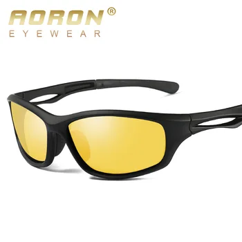 2017 AORON TR90 Mens Akiniai nuo saulės, Poliarizuoti nuo Saulės akiniai, Vairavimo Akiniai Vyrų Priedai oculos de sol masculino atspalvių UV400