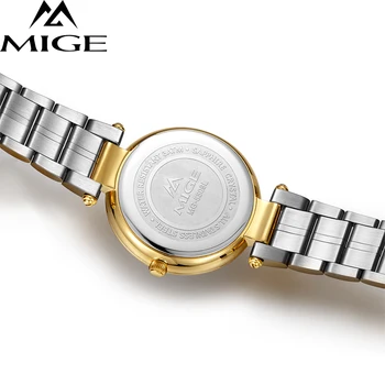 2017 Naujas Laikas-ribotas Viršų Mados Plono Aukso Moteriški Laikrodžiai Plieno Watchband Saphire Vandeniui Kvarco Moterų Laikrodis Žiūrėti