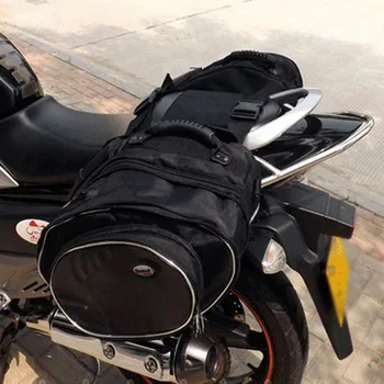 2018 Naujas Mados Zatankowany Lenktynių Multi-funkcija Motociklo Balno Pagalvių Motociklą pusėje krepšys pagamintas iš oksfordo / PVC dangos Reflective