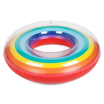 47 Colių Vaivorykštė Baseinas Plaukti Pripučiamų Žaislų su siurblio Baseinas Šalis Paplūdimio Žaislų Slankiojo Žiedo Plaustas Lauko Žaidimų Reikmenys Oro Čiužinys,