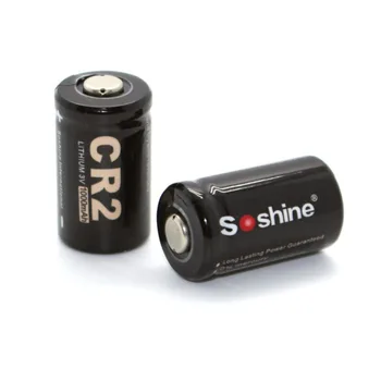 4pcs! Soshine 3V 1000mAh CR2 Baterija CR 2 Ličio Baterija LED Žibintuvėlis priekinis Žibintas, Dviračio Šviesos