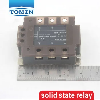 50AA TSR-50AA-H, trifaze Aukštos įtampos tipo SSR įvesties 80~250VAC apkrova 90-480VAC vienfaziai KINTAMOSIOS srovės (solid state relay