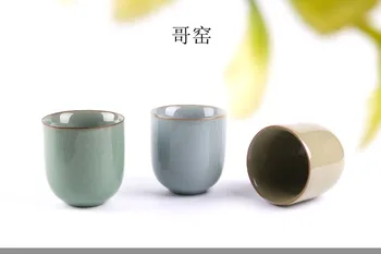 6pcs/1lot Kiniškojo porceliano arbatos kung fu arbatos Kūrybos office stiklo mėgėjams taurė