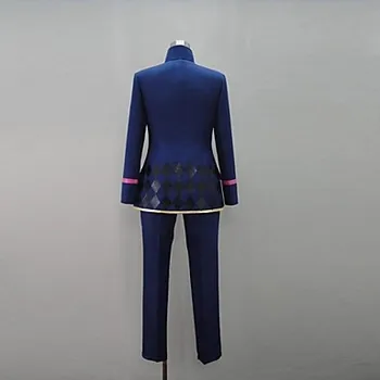 Anime JoJo ' s Bizarre Adventure Jotaro Kujo Cosplay Kostiumai, paltai ziajać nustatyti individualų kostiumas