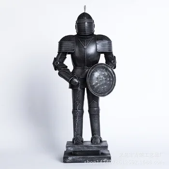 Antikvariniai metalo amatų Europos viduramžių riterio šarvus metalo modelio kūrybos rankų darbo papuošalai didmeninė