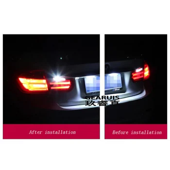 Automobilių optikos Lemputė, Atbulinės Šviesos LED Stabdymo žibintas Baltas dekoratyvinis BMW 3/5 serijos F10 F30 Jokių Klaidų Lemputės auto Priedai